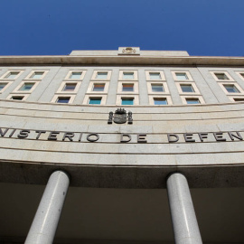 Entrada principal del Ministerio de Defensa, en la calle Castellana de Madrid.