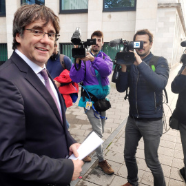 18/10/2019.- El expresidente de la Generalitat de Catalunya Carles Puigdemont, huido en Bélgica desde 2017. EFE/ Javier Albisu