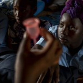 Un viaje en imágenes al tabú de la menstruación en Chad