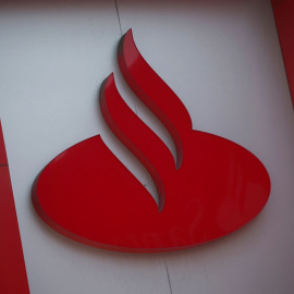 El logo del Banco Santander se ve en una sucursal en la Ciudad de México. REUTERS/Edgard Garrido