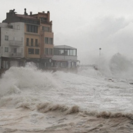 Temporal en L'Escala (Girona) en foto de archivo./ Peter Townsend (EFE)