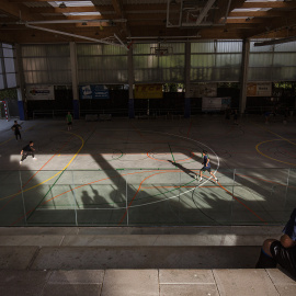 Pista deportiva donde entrena el equipo