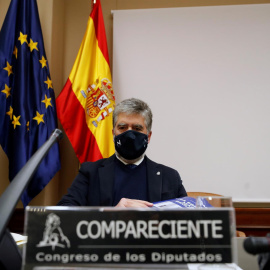 Ignacio Cosidó, ex director general de la Policía, comparece ante la Comisión de Investigación del 'caso Kitchen' este jueves 18 de noviembre de 2021.