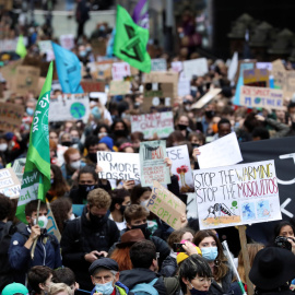 Multitud de personas han acudido a la manifestación de Fridays for Future