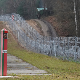 26/11/2021 Una vista de la frontera entre Polonia y Bielorrusia