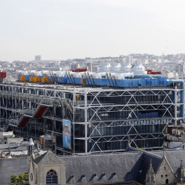 Vista del edificio del museo Centro Georges Pompidou, en París, tras su reapertura, en julio de 2107. AFP/François Guillot