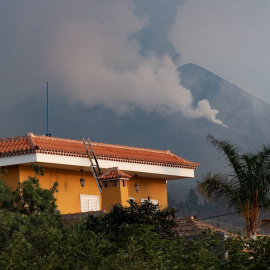 Imagen del volcán de La Palma este 7 de diciembre de 2021.