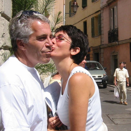 Ghislaine Maxwell y Jeffrey Epstein. Imagen de archivo.