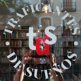 Librería Traficantes de Sueños, situada en el barrio de Lavapiés, en Madrid.