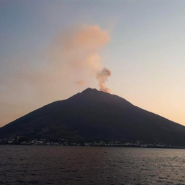 Imagen de archivo del volcán Estrómboli.