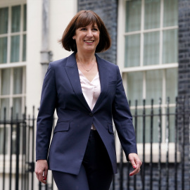 Rachel Reeves en Downing Street, a 5 de julio de 2024.