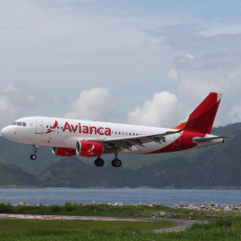 Imagen de archivo de un avión de la aerolínea Avianca. EFE/Archivo