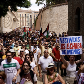 Miles de malagueños se manifestan por la dificultad de encontrar una vivienda para alquilar en la ciudad, a 29 de junio de 2024 en Málaga (Andalucía, España).