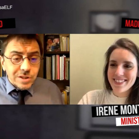 Monedero e Irene Montero