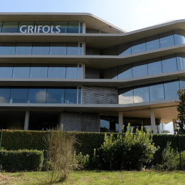 Sede de la farmacéutica Grifols, en Sant Cugat del Valles (Barcelona). AFP/Josep Lago