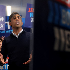 El primer ministro británico y líder del Partido Conservador, Rishi Sunak, en Hampshire, a 3 de julio de 2024.