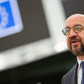 Charles Michel, Presidente del Consejo Europeo, en la sesión plenaria del 07/07/2021.