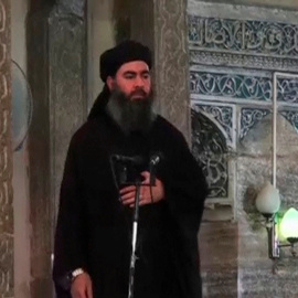 Abu Bakr al-Baghdadi en una imagen de archivo. REUTERS