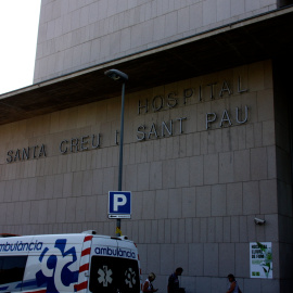 Imagen de la entrada del Hospital Sant Pau de Barcelona, en Catalunya. - Joana Garreta