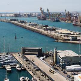 Vista general del Port de Barcelona