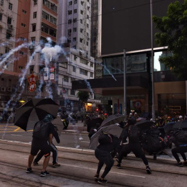 Imagen de las protestas en Hong Kong. / EFE/EPA/MIGUEL CANDELA