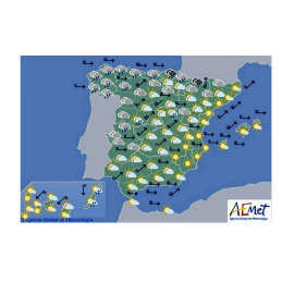 Previsión meteorológica del 4 de noviembre. EFE