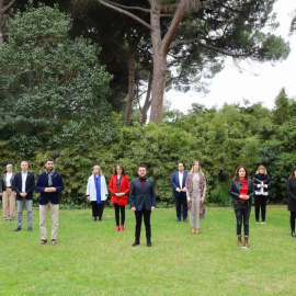 El president de la Generalitat, Pere Aragonès, encapçala la II Jornada de treball del Govern, amb tots els i les membres de l'Executiu, al Palau de Pedralbes.