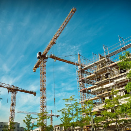 Edificio en construcción.