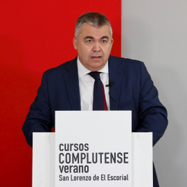 El nuevo secretario de Organización del PSOE, Santor Cerdán, en San Lorenzo de El Escorial este 14 de julio de 2021.