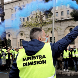 Protesta de transportistas