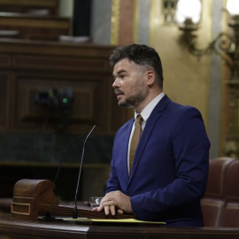 El portaveu d'ERC, Gabriel Rufián, aquest dimecres al Congrés