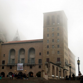 El monestir de Montserrat, en una imatge d'arxiu