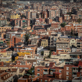 Panorámica de la ciudad de Barcelona, a 30 de enero de 2020.