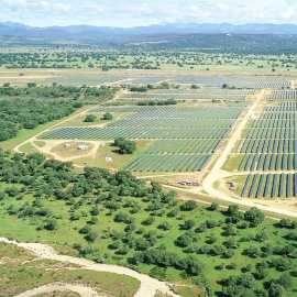 Planta fotovoltaica Valdesolar, en Badajoz, de Repsol.