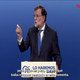 Rajoy, sobre Catalunya: "Las cosas están más tranquilas porque la gente toma nota cuando le pasa lo que le pasa"