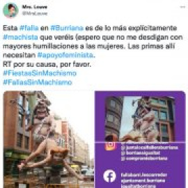 Violencia sexual y machismo en varias figuras de las fallas valencianas