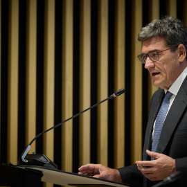 08/08/2024 El ministro para la Transformación Digital y de la Función Pública, José Luis Escrivá, en una rueda de prensa. De su departamento depende el Portal de la Transparencia.