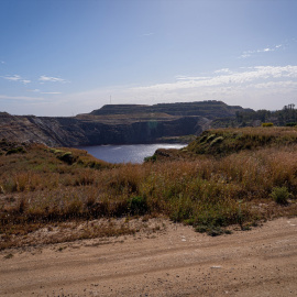 Zona minera de Aznalcollar, a 22 de abril de 2023, en Sevilla, (Andalucía, España).