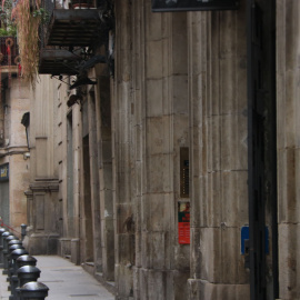 El carrer Ample, al Gòtic, un dels barris amb més pressió turística