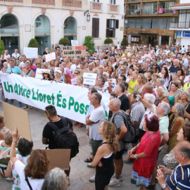 17/08/2024 - La concentració d'aquest dissabte a Lloret, per denunciar l'incivisme vinculat al turisme.