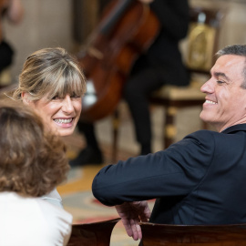 19/08/2024 El presidente del Gobierno, Pedro Sánchez, y su mujer, Begoña Gómez, en una foto de archivo.