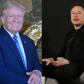 El expresidente de EEUU Donald Trump (izquierda) y el magnate tecnológico Elon Musk (derecha), en imágenes de archivo.