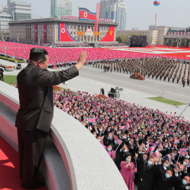 15/04/2022 Kim Jong-un participa en los actos con motivo del nacimiento de su abuelo y fundador del país, Kim Il-sung