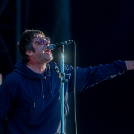 El cantante Liam Gallagher durante una actuación en la tercera jornada del festival Mad Cool 2023, en Madrid.