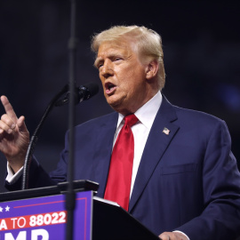 29/08/2024 El expresidente de EEUU, Donald Trump, durante un discurso electoral en Glendale, Arizona. Foto de archivo.