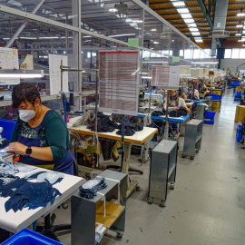 Una imatge de les instal·lacions de l'empresa Buff a Igualada.