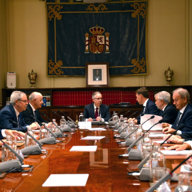 01/09/2024 El primer pleno del octavo mandato del Consejo General del Poder Judicial (CGPJ). Foto de archivo.