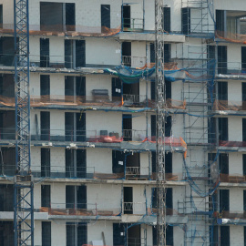 Edificio en construcción en Madrid. REUTERS