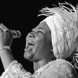 Aretha Franklin en el Cesar Palace en  Las Vegas (Nevada, EEUU), en junio de 1969. REUTERS