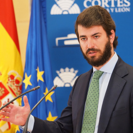 El candidato de Vox a la presidencia de las Cortes de Castilla y León, Juan García-Gallardo